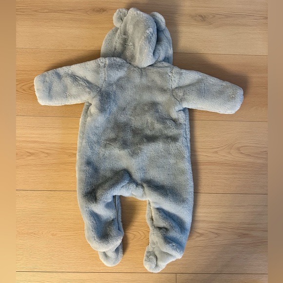 Zara baby hooded faux fur bodysuit - Picture 2 of 5